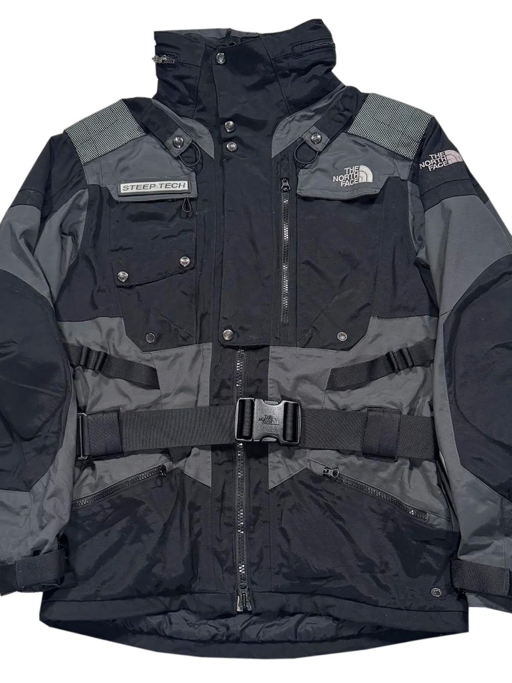 The North Face Steep Tech Black Grey Jacket (Size S)